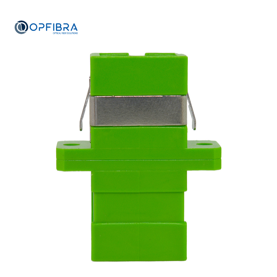 OPFIBRA ADSCA-SX ACOPLADOR FO SC/APC SIMPLEX MONOMODO VERDE