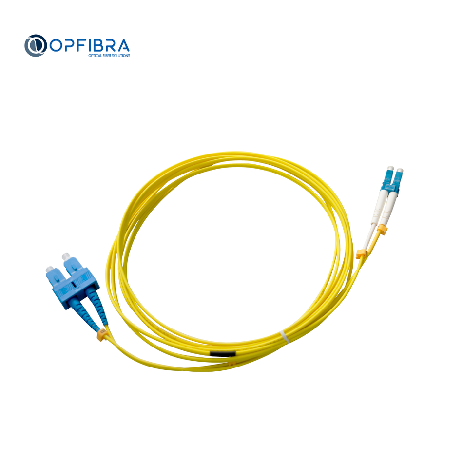 OPFIBRA CO-DX-LCU-SCU-SM-2-Y-LH-TB-3M PATCH CORD FO LC/UPC-SC/UPC MONOMODO DUPLEX 3M LSZH