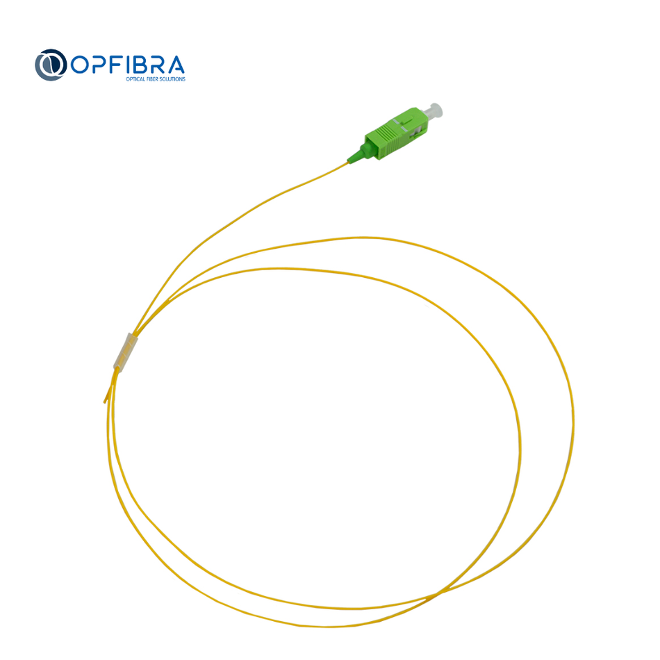 OPFIBRA PT-SCA-SM-9-YLH-TB-1M PIGTAIL FO SC/APC MONOMODO 1M LSZH