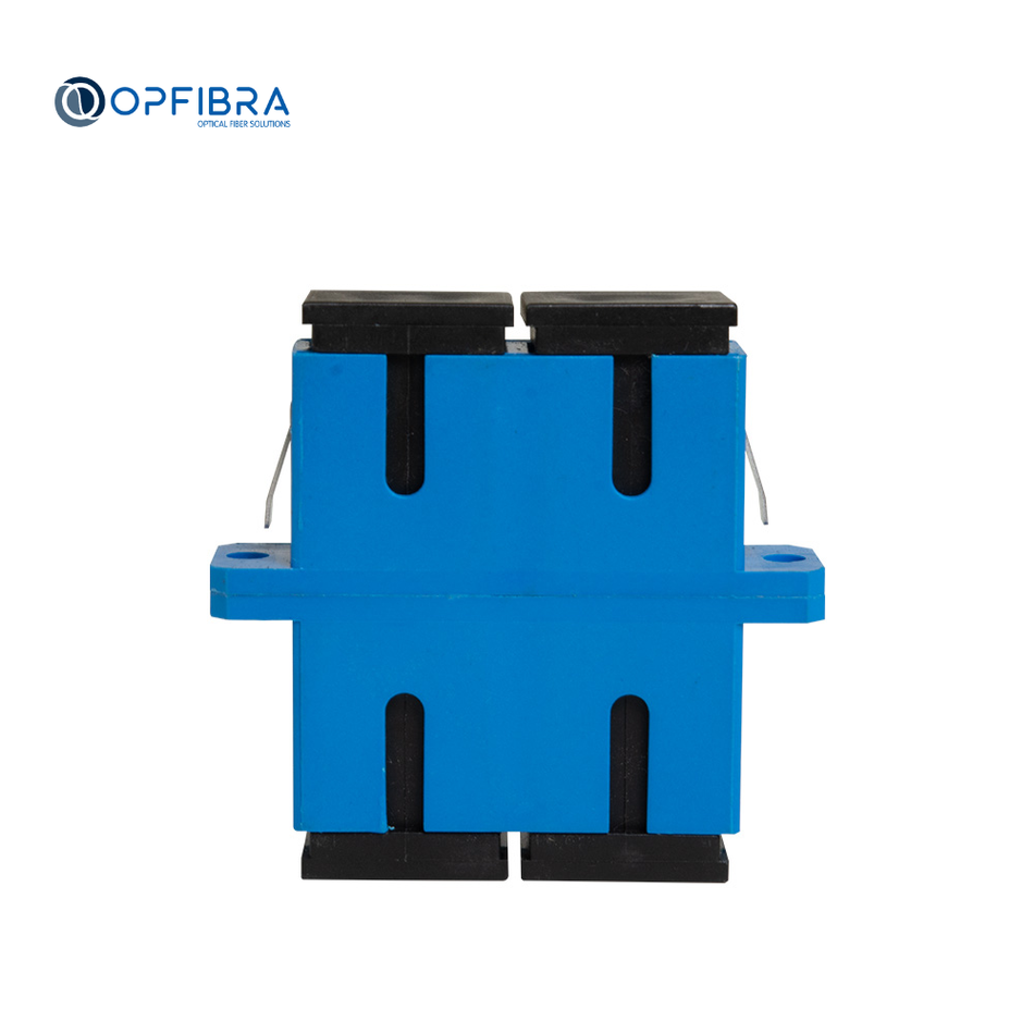 OPFIBRA ADSCU-DX-SM ACOPLADOR FO SC DUPLEX MONOMODO AZUL