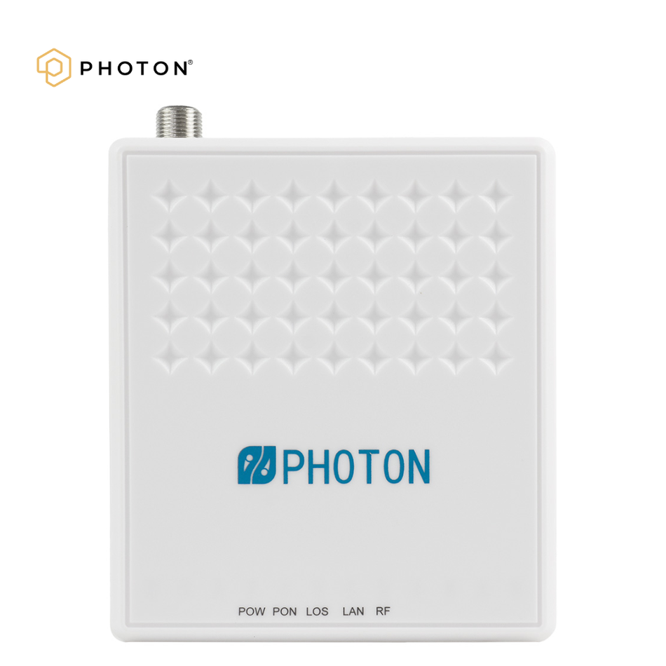 PHOTON PTF2331 ONT XPON TIPO BRIDGE, 1 PUERTO GE + CATV