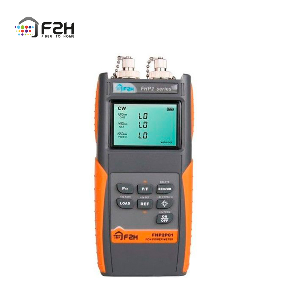 F2H FH2P01 PON MEDIDOR DE POTENCIA PARA REDES PON, CON PUERTOS DE SALIDA PARA ONU Y OLT/VIDEO