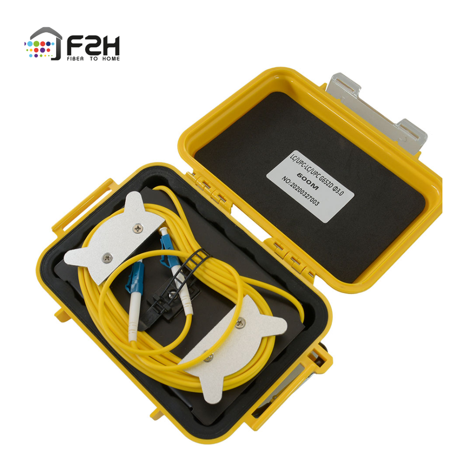 F2H F2H-LFC-0.5 FIBRA DE LANZAMIENTO MONOMODO EN CAJA CON ADAPTADORES INTERCAMBIABLES SC/FC/ST