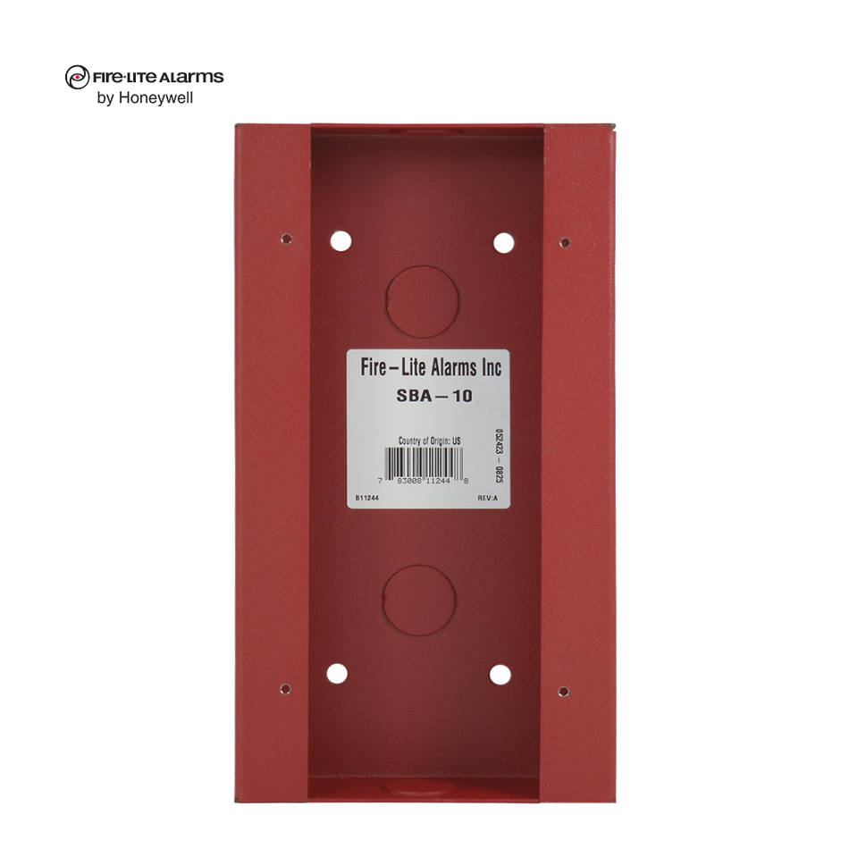 HONEYWELL FIRELITE ALARMS SBA-10 CAJA DE MONTAJE PARA NBG-12LRA