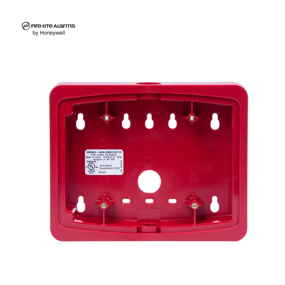 HONEYWELL FIRELITE ALARMS ANN-SB80KIT-R CAJA DE MONTAJE PARA ANUNCIADOR REMOTO ANN-80