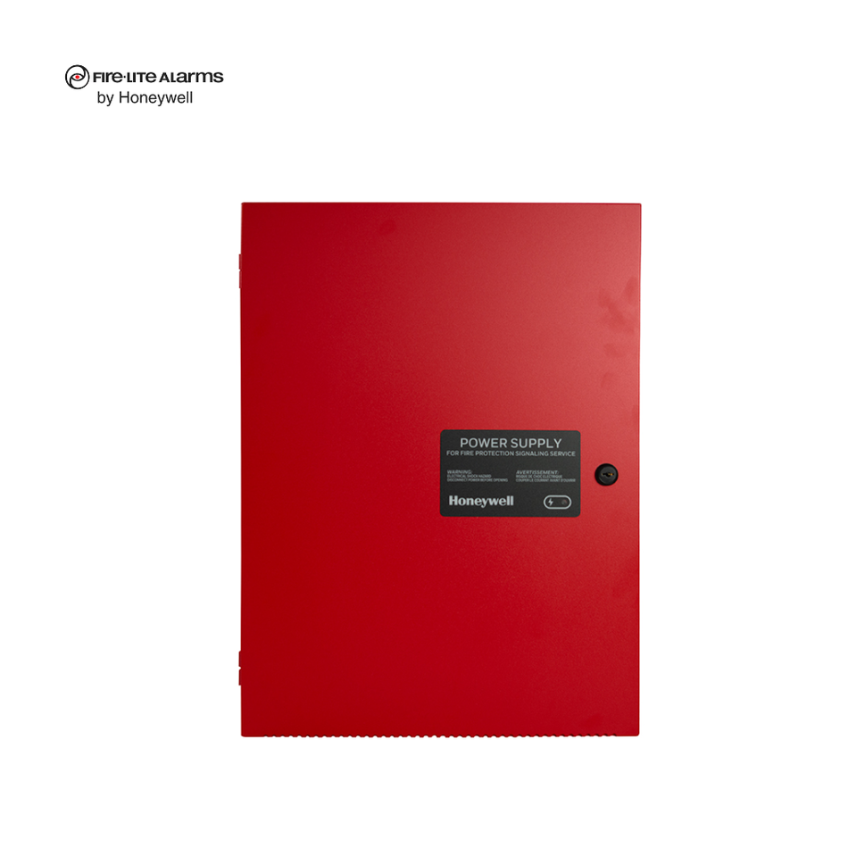 HONEYWELL FIRELITE ALARMS HPF-PS10E FUENTE DE ALIMENTACIÓN 24VDC/10AMP. VOLTAJE DE ALIMENTACIÓN 220VAC. 7 SALIDAS CLASE B. GABINETE ROJO