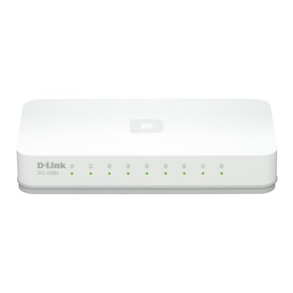D-LINK DES-1008C - SWITCH NO ADMINISTRABLE DE 8 PUERTOS RJ-45 10/100Mbps