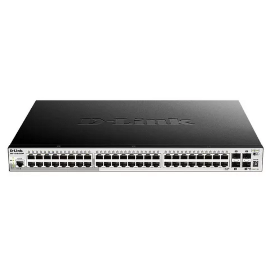Switch administrable de 48 puertos D-LINK DGS-1510-52X conmutador gestionable 10/100/1000 BASE-T + 4 puertos 10gb SFP+ capa 2 y 3 4 PUERTOS