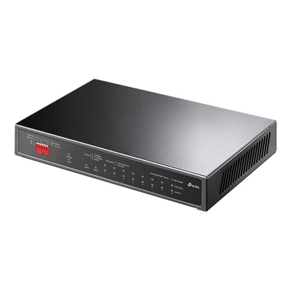 TP-LINK SG1210MP SWITCH 10 PUERTOS GIGABIT 8P POE+