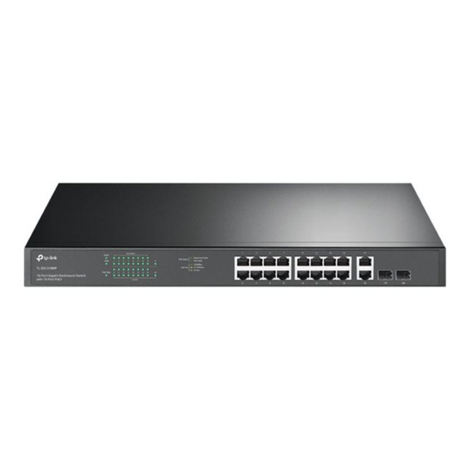 TP-LINK SG1218MP SWITCH 18 PUERTOS GIGABIT 16P POE RACKEABLE