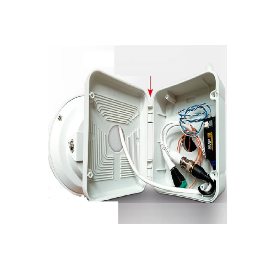 ZKTECO ZK-WD-003 CAJA DE PASO PVC 12X10X5CM