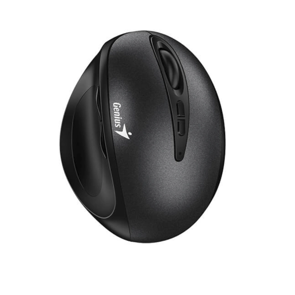 MOUSE GENIUS ERGO 8300S INALÁMBRICO VERTICAL 7 BOTONES NEGRO 31030037400