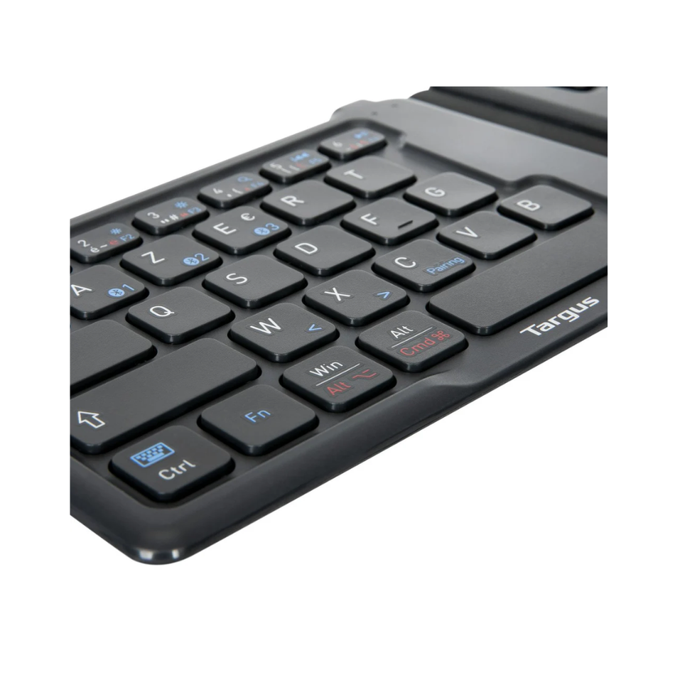 TARGUS AKF003 TECLADO MULTIDISPOSITIVO ANTIBACTERIAL PLEGABLE BT SP NEGRO (AKF003ES)