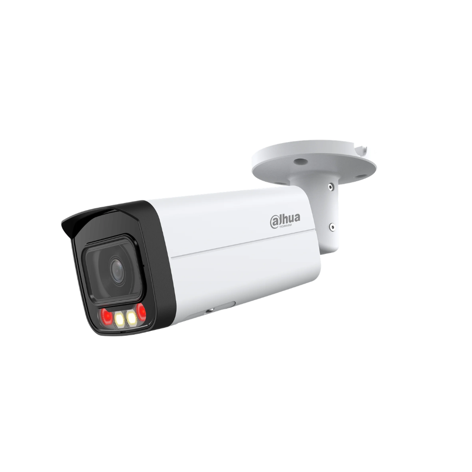 DAHUA DH-IPC-HFW2849T-AS-IL CAMARA IP BULLET 8MP WIZSENSE SMART DUAL LIGHTIR 60M LUZ CALIDA 50M MIC IP67 POE