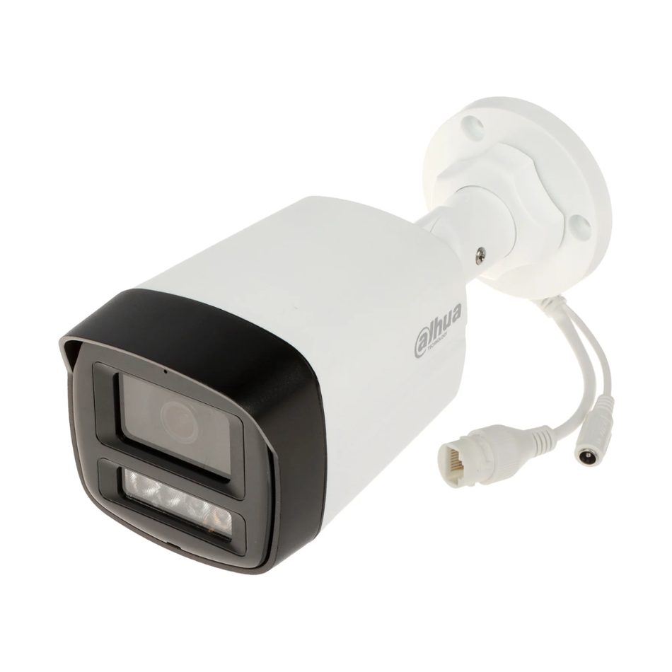 DAHUA DH-IPC-HFW1239TL1-A-IL CAMARA IP BULLET 2MP ENTRY SMART DUAL LIGHT MIC