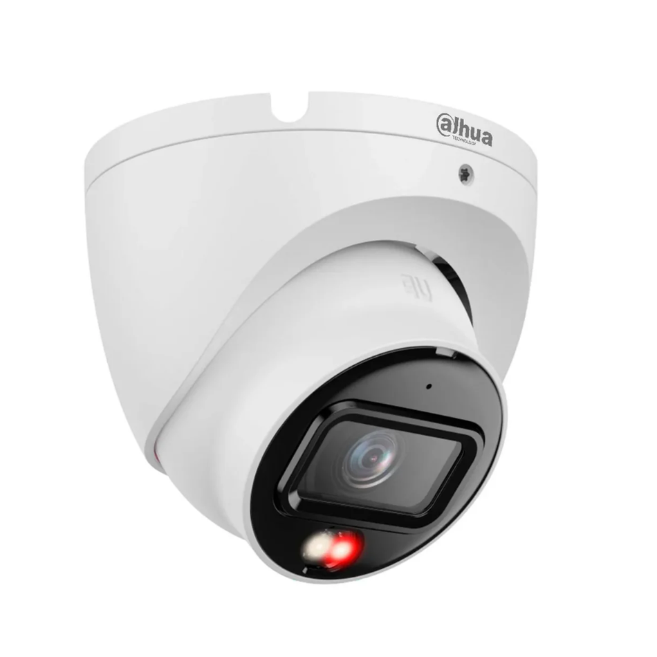 DAHUA DH-IPC-HDW1839T-A-IL CAMARA IP EYEBALL 8MP SMART DUAL LIGHT MIC IP67 POE