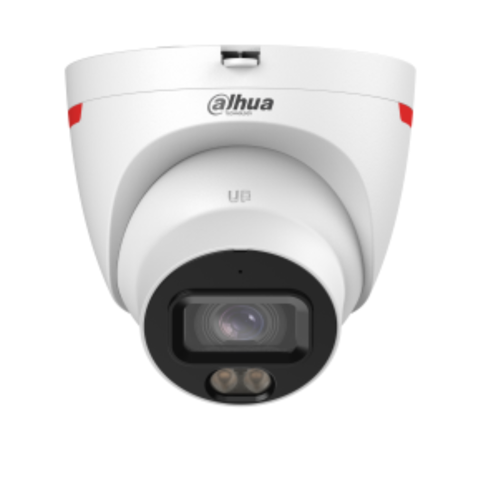 DAHUA DH-IPC-HDW2449T-S-PRO CAMARA IP EYEBALL 4MP WIZCOLOR (WIZSENSE) LUZ CALIDA 30M MIC IP67 POE