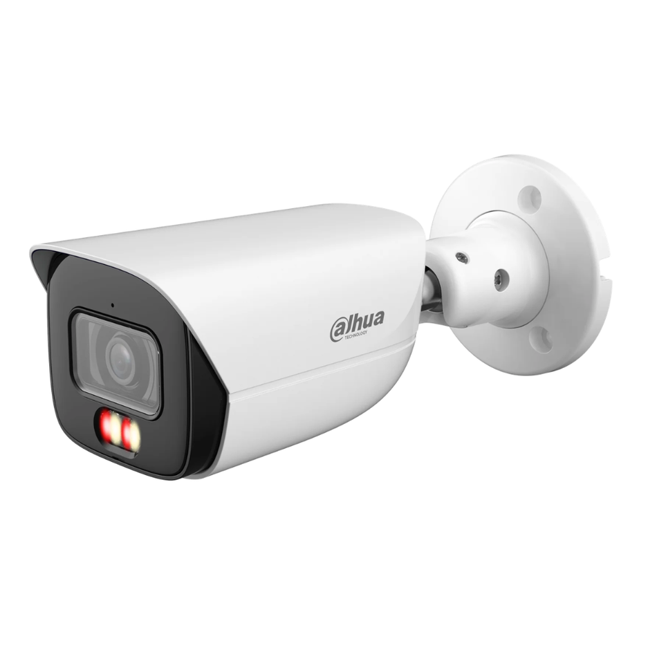DAHUA DH-IPC-HFW3449E-AS-IL CAMARA IP BULLET 4MP SMART DUAL LIGHT IR 60M + LUZ CALIDA 50M
