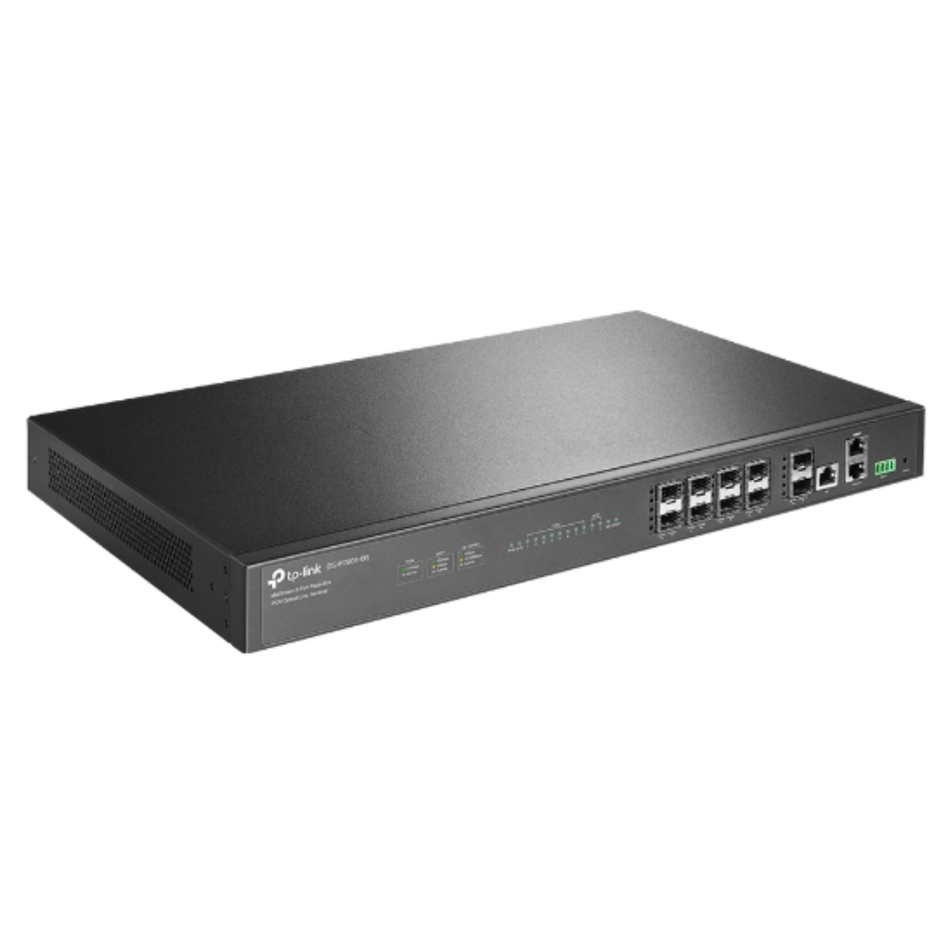 TP-LINK DS-P7001-08  OLT terminal de linea optica de 8 puertos GPON 1024 ONUs 1 puerto gigabit RJ45 2 puertos SFP+