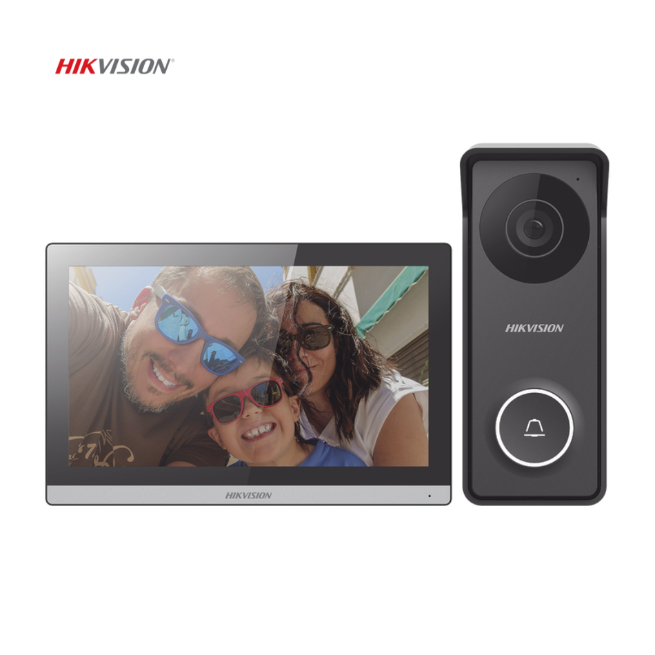 HIKVISION DS-KIS313-P KIT VIDEOPORTERO HÍBRIDO 7" HD