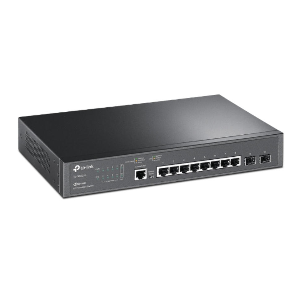 TP-LINK SG3210 SWITCH OMADA L2+ CON 8 PUERTOS GIGABIT Y 2 SLOTS SFP
