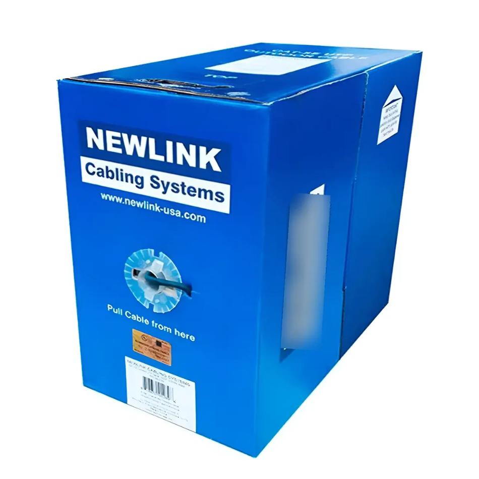 NEWLINK NEW-9806742 CABLE UTP CAT6 INTERIOR 4 PARES 23AWG AZUL 305M UL