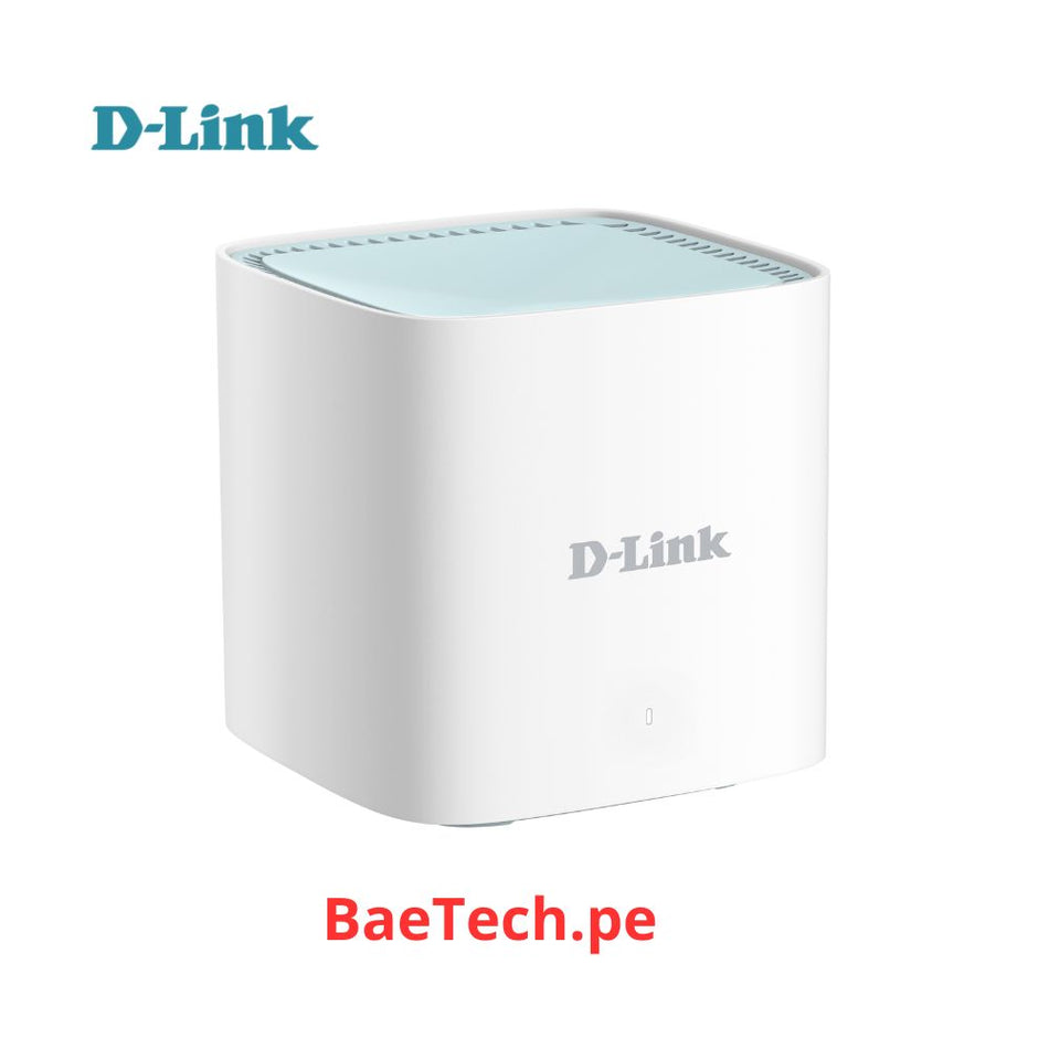 D-LINK M15-2, Router Mesh WIFI 6 AX1500 doble banda 1201Mbps (5GHZ) 300Mbps (2.4GHZ) Pack x 2