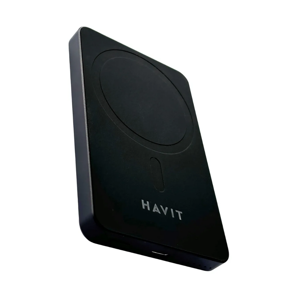 HAVIT US-NEGRO+GRIS - CARGADOR KIT POWER BANK 5000MAH+CABLE USB-C+CARGADOR+ADAPTADOR USB - ESTUCHE