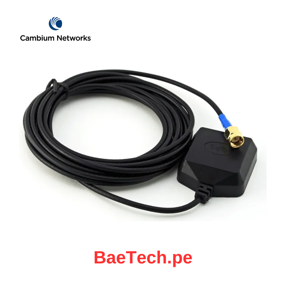 CAMBIUM ANT-GPS-01 - ANTENA GPS PARA MONTAJE EN PARED O POSTE. CABLE INTEGRADO DE 3 M CON CONECTOR SMA