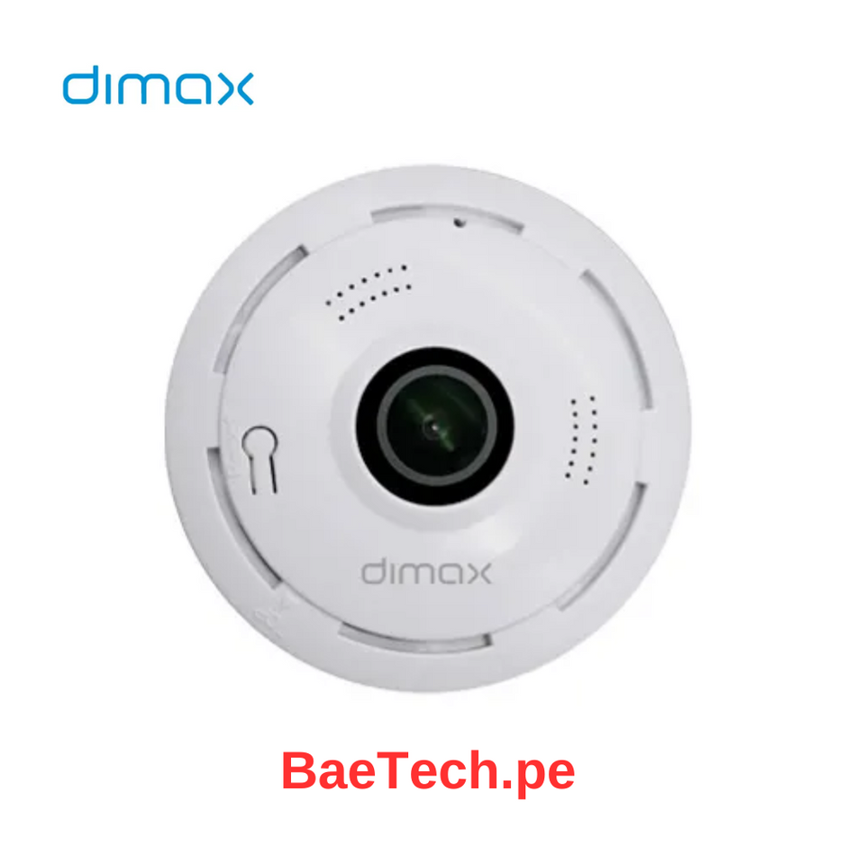 G106 - CAMARA PANORAMICA - OJO DE PEZ - 3MP - WIFI 2.4 GHZ.