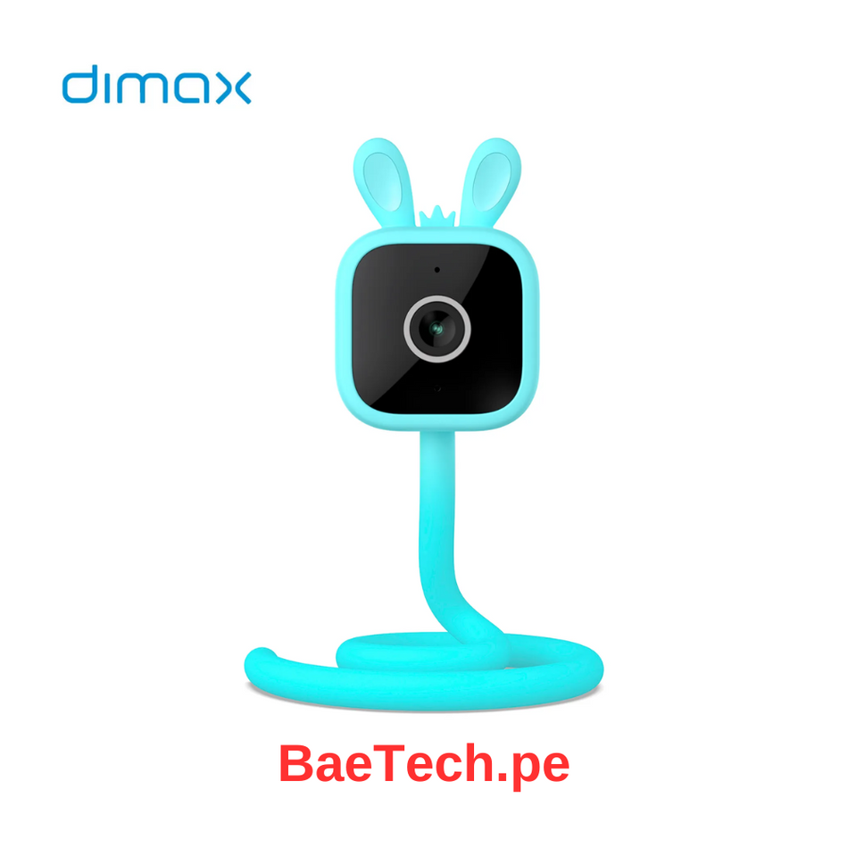 DIMAX G117 - CAMARA INTERIOR PARA VIGILANCIA BEBE - 3MP - WIFI 2.4 GHZ.