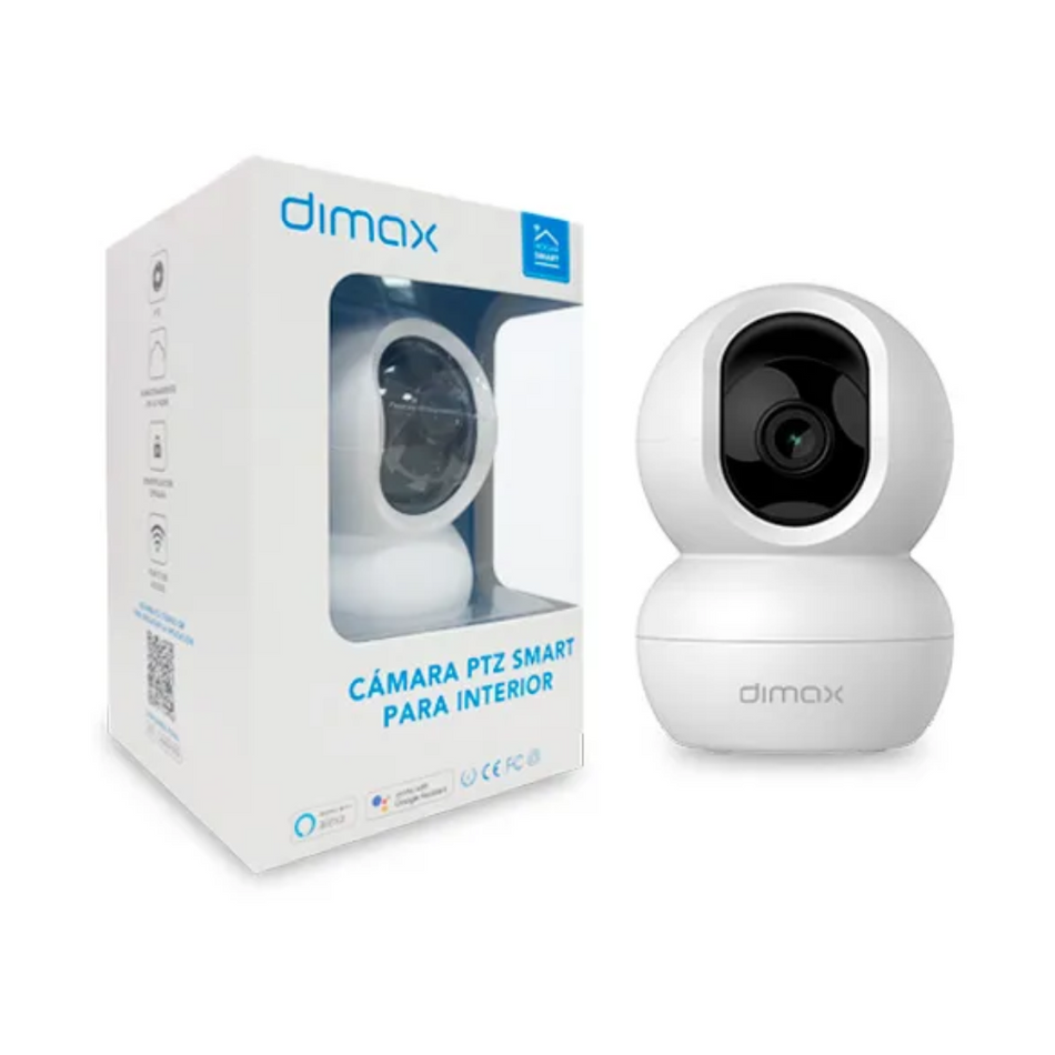 DIMAX G104 - CAMARA INTERIOR - 3MP - WIFI 2.4 GHZ.- VISION NOCTURNA 8-10m