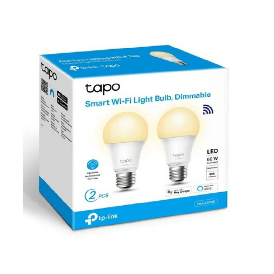 TP-LINK TAPO L510E2-PACK, FOCO LED INTELIGENTE WIFI REGULABLE 8,7W -