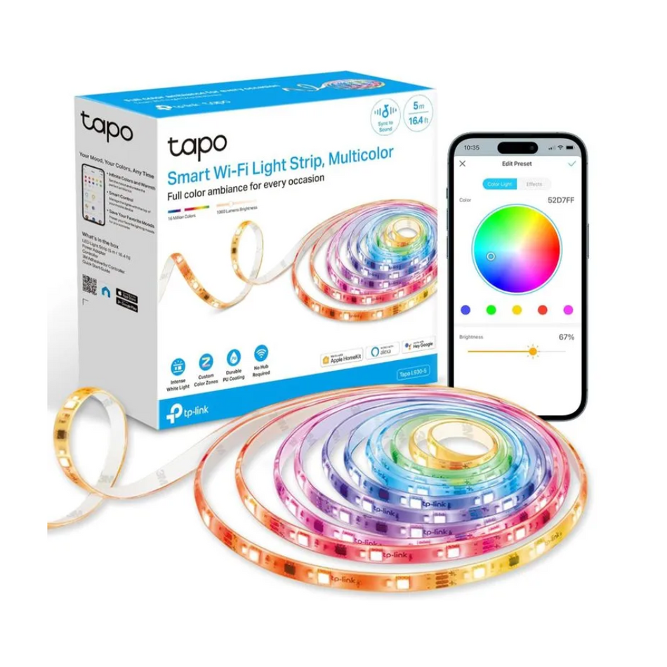 P-LINK - TIRA LED TAPO L920-5 SMART WIFI RGB 5 METROS