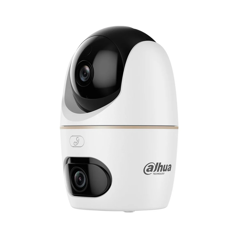 DAHUA H5D-5F CÁMARA DE SEGURIDAD WIFI 5+5 MP DE DOBLE LENTE, GIRO E INCLINACIÓN, PARA INTERIORES