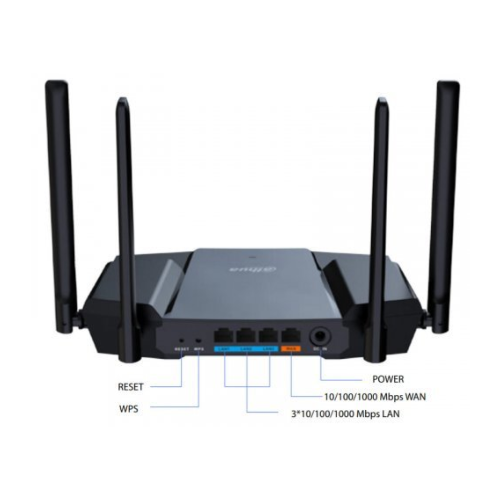 ROUTER DAHUA DH-AX18M AX1800 GIGABIT WIFI 6 – BaeTech Peru