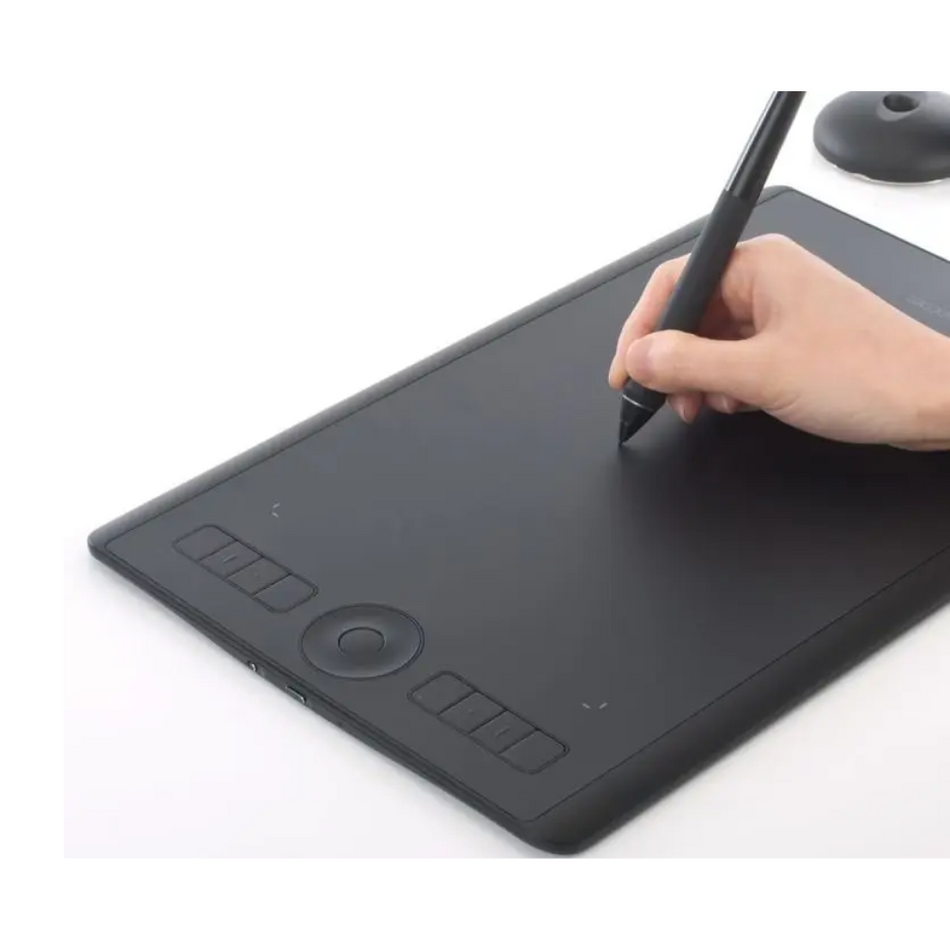 TABLETA GRAFICA WACOM INTUOS PRO PTH-660, TOUCH, MEDIUM, WIFI Y BLUETOOTH, NEGRO