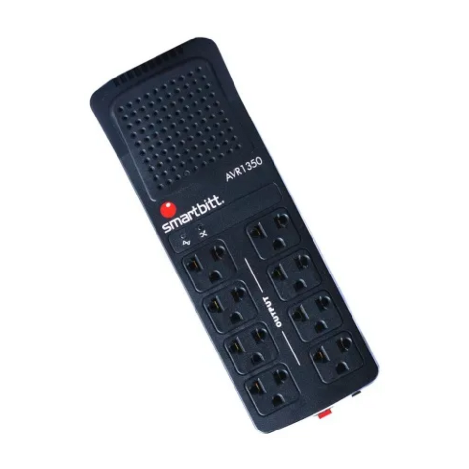 SMARTBITT SBAVR1352 - REGULADOR DE VOLTAJE DE 8 TOMAS NEMA 5-15P 1350 VA / 675 W
