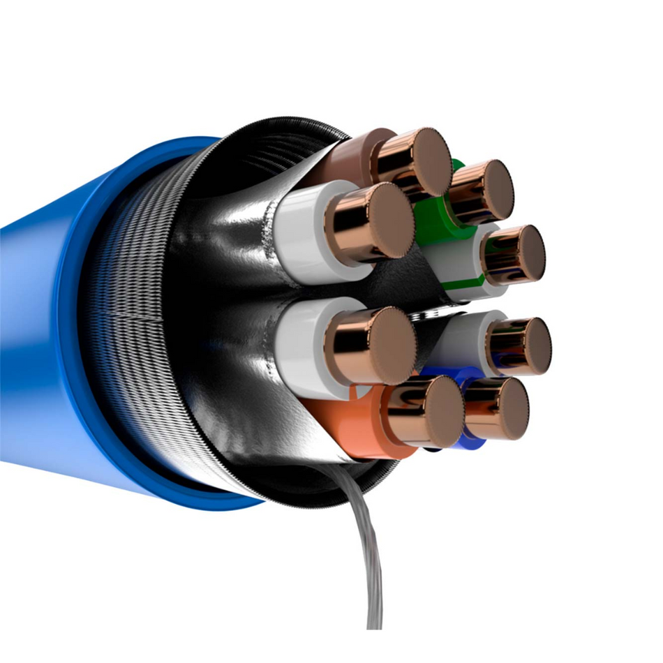NEXXT SOLUTIONS NAB-UTP6ABL - CABLE EN BOBINA CAT6A SFTP AZUL 305 MTS