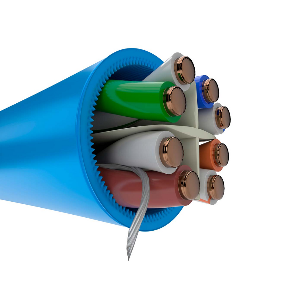 CABLE UTP NEXXT PCGUCC6ALZGR RED CAT6A BOBINA AWG23 LSZH GRIS 305M