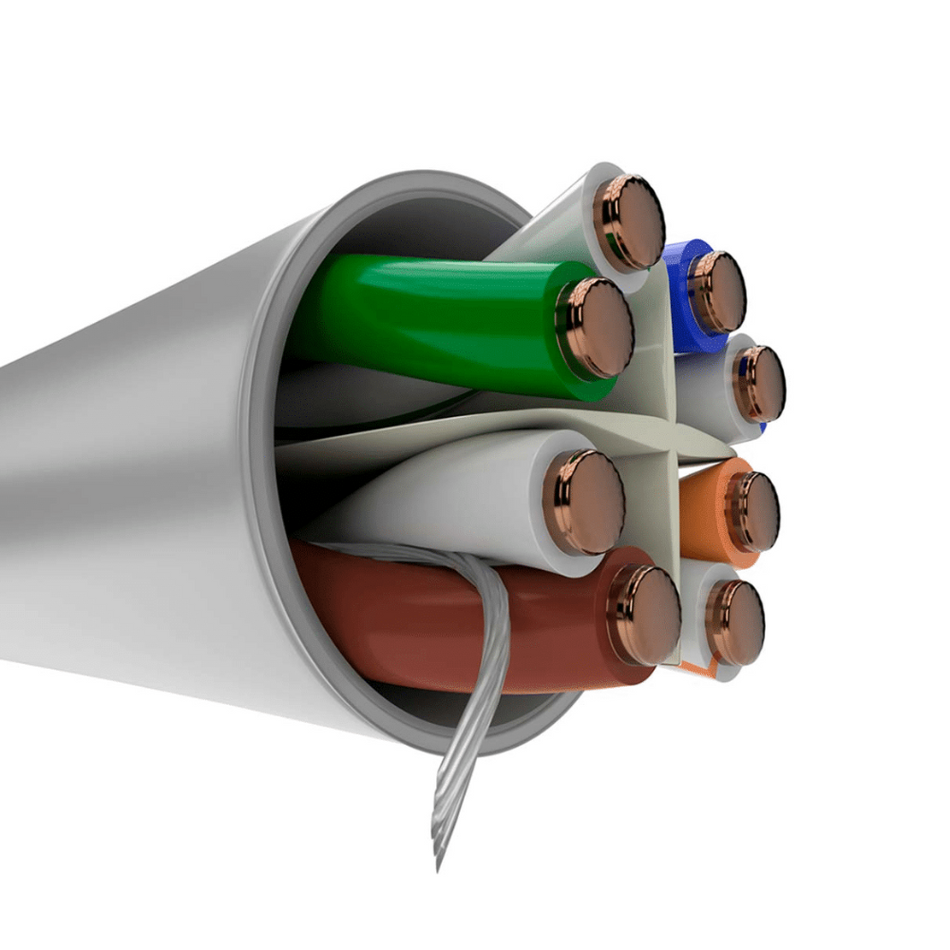 CABLE U/UTP NEXXT ENTERPRISE CAT6 4P 23AWG CM 305M GR – REDES – 798302030060