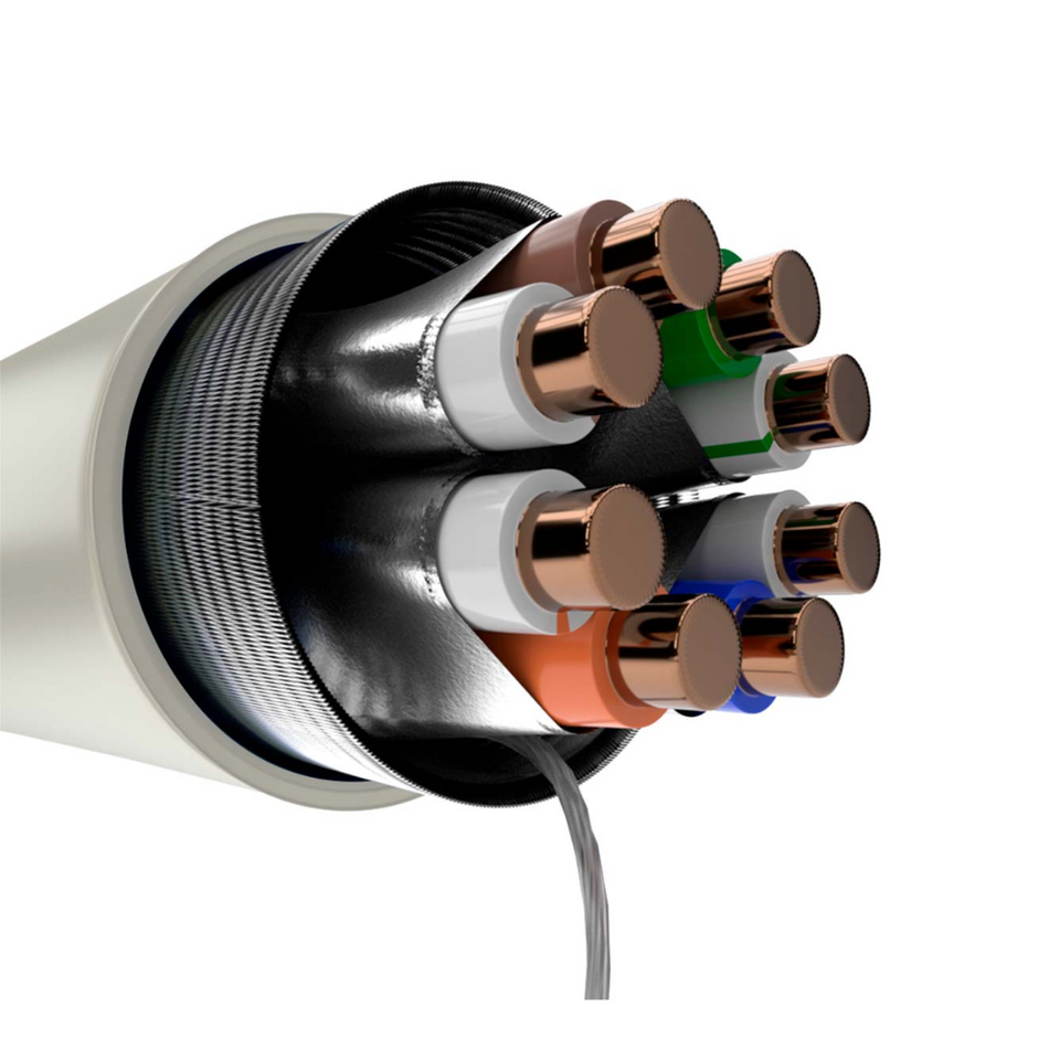 NEXXT SOLUTIONS NAB-UTP6AGR - CABLE EN BOBINA CAT6A S/FTP GRIS 305 MTS