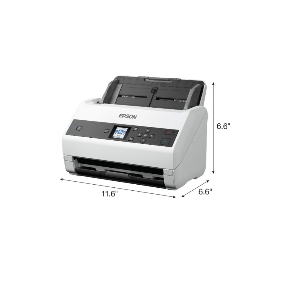 ESCÁNER PARA GRUPOS DE TRABAJO EPSON DS-970 600DPI, 85 PPM / 170 IPM, USB 3.0 / 2.0