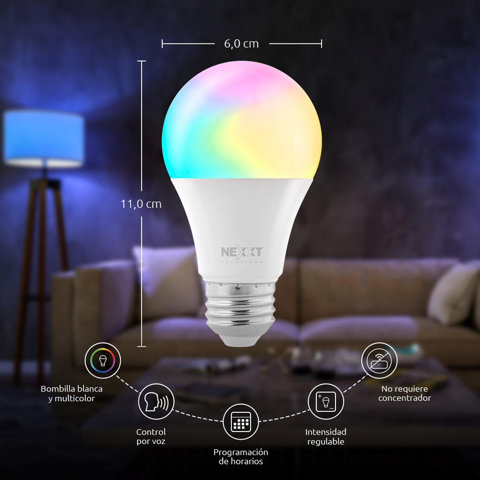 NEXXT NHB-C120 - FOCO SOLUTIONS LED INTELIGENTE MULTICOLOR