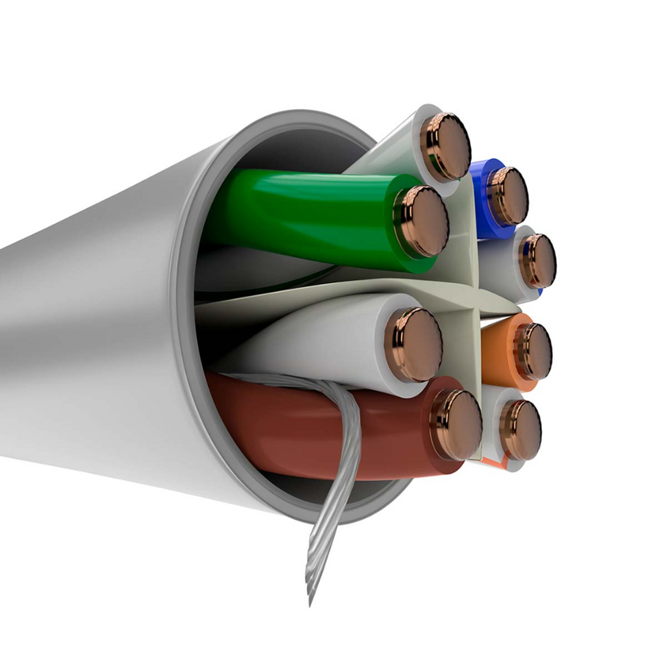 CABLE NEXXT SOLUTIONS AB356NXT31 - CAT6, 305M 24AWG CM GRIS U/UTP