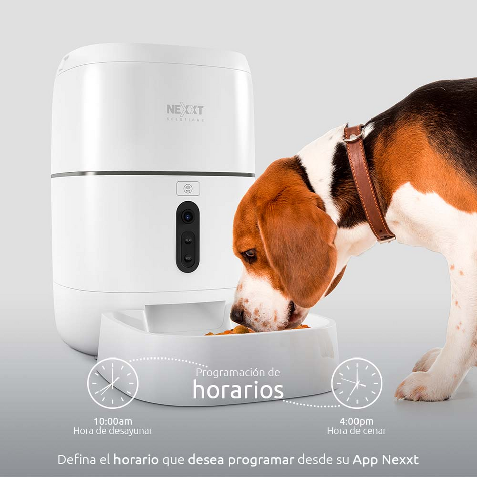 NEXXT NHA-P610 DISPENSADOR DE ALIMENTO INTELIGENTE CON WI-FI Y CAMARA INTEGRADA