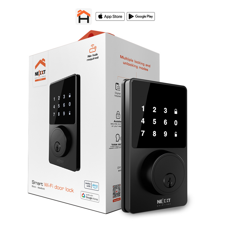 NEXXT SOLUTIONS NHS-D100, CERRADURA WIFI SMART. ALEXA