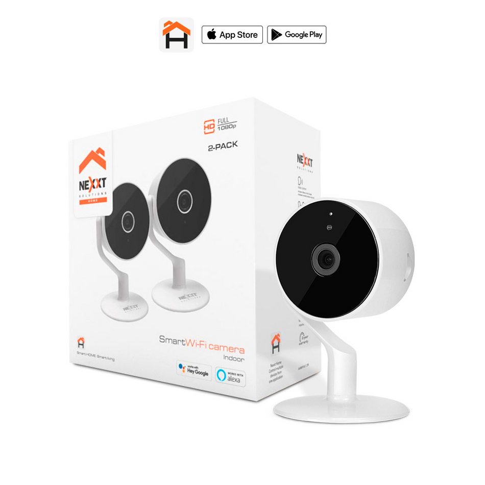 KIT DE 2 PIEZAS CAMARA IP WIFI NEXXT AHIMPFI4U12PK 1080P/ INALAMBRICO/ LENTE FIJO/ VISION NOCTURNA
