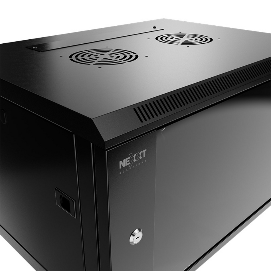 NEXXT SOLUTIONS NEC-F6U66B GABINETE DE PARED FIJO - 6U