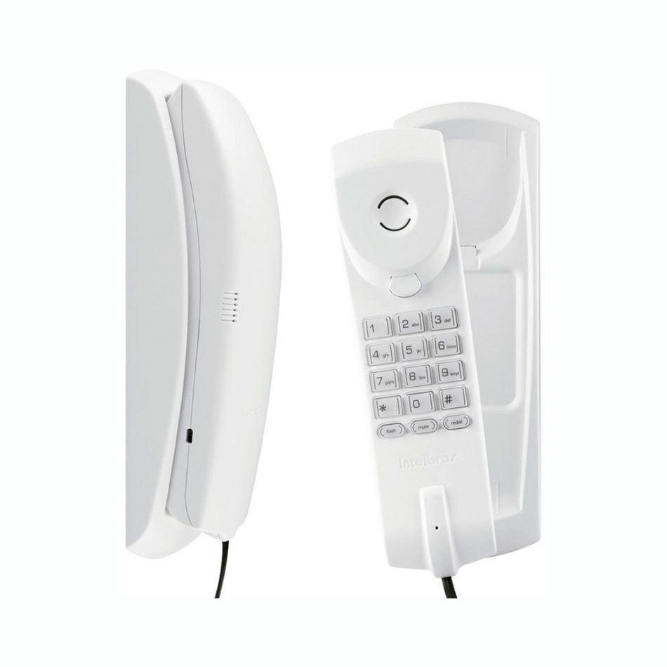 INTELBRAS 4090400 - TC20 GRIS ÁRTICO - TELEFONO ALÁMBRICO BASICO CONSUMO